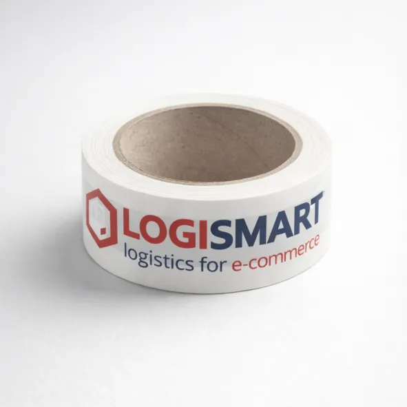 Plastikinė pakavimo lipni juosta su logotipu 48 mm x 132 m 1